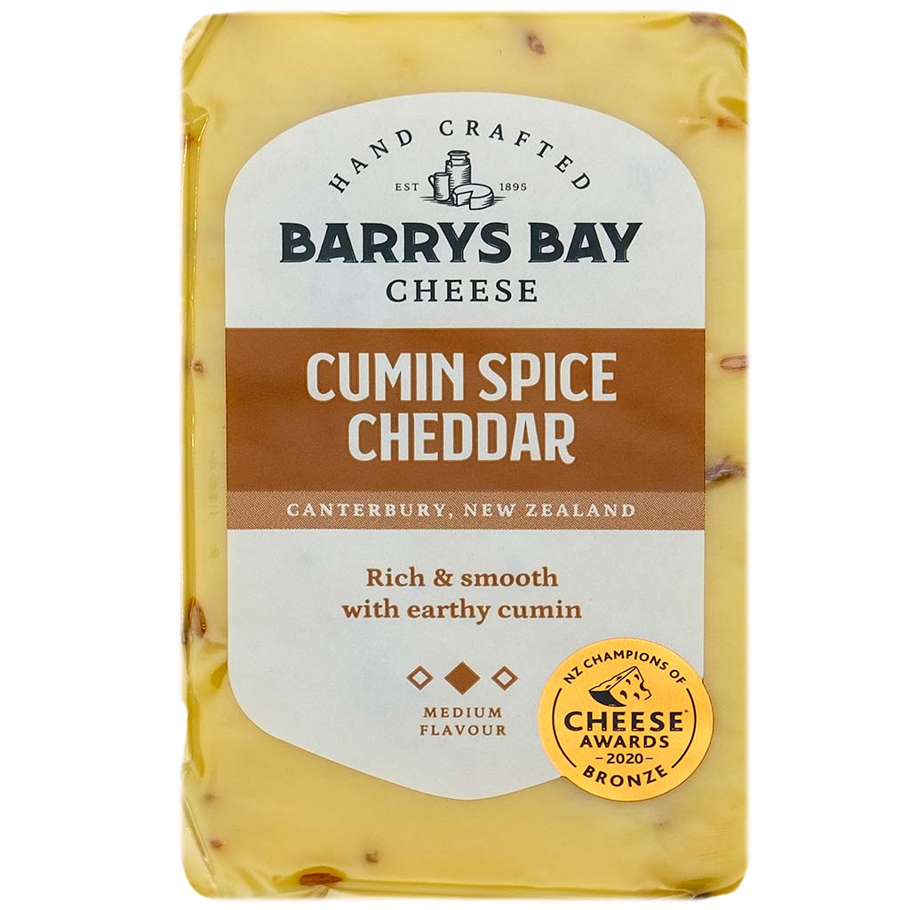 Cumin Spice Cheddar Barrys Bay Cheese