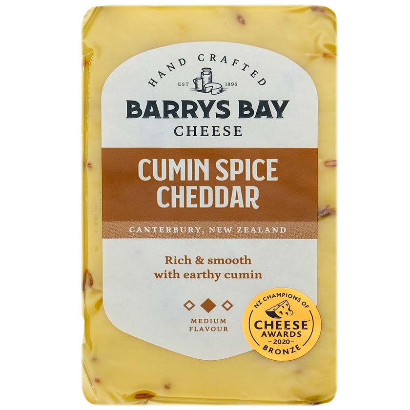 Cumin Spice Cheddar Barrys Bay Cheese