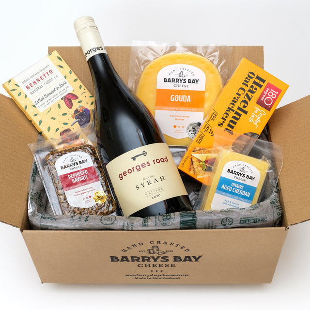 Red Wine & Cheese Box Barrys Bay Cheese